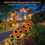 Sunflower Solar Lights 🌻