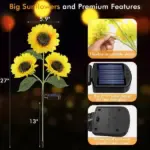 Sunflower Solar Lights 🌻