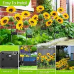 Sunflower Solar Lights 🌻
