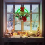 Christmas Wreath Decorations with LED Lights