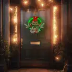 Christmas Wreath Decorations with LED Lights