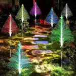 7 Color Changing Solar Christmas Trees Lights