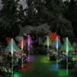 7 Color Changing Solar Christmas Trees Lights