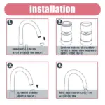 3 Color LED Water Faucet Light