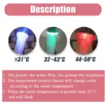 3 Color LED Water Faucet Light