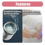 3 Color LED Water Faucet Light