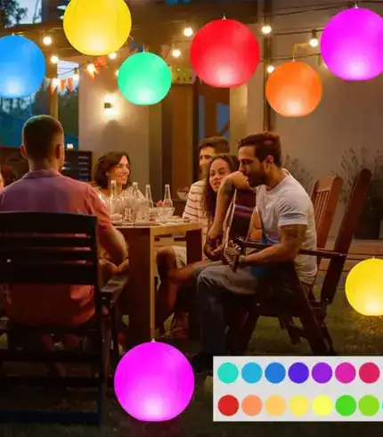 LED Light 16 Colors Luminous Beach Ball