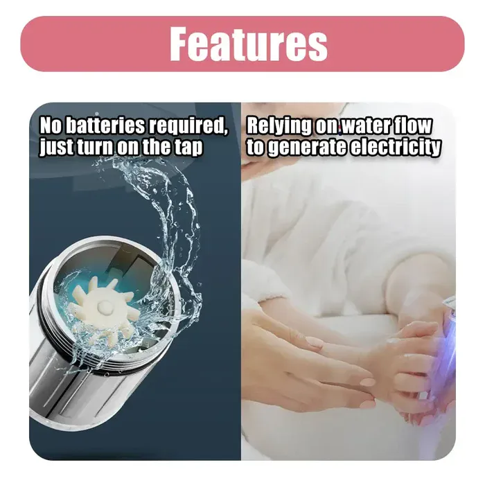 Eco-friendly faucet light