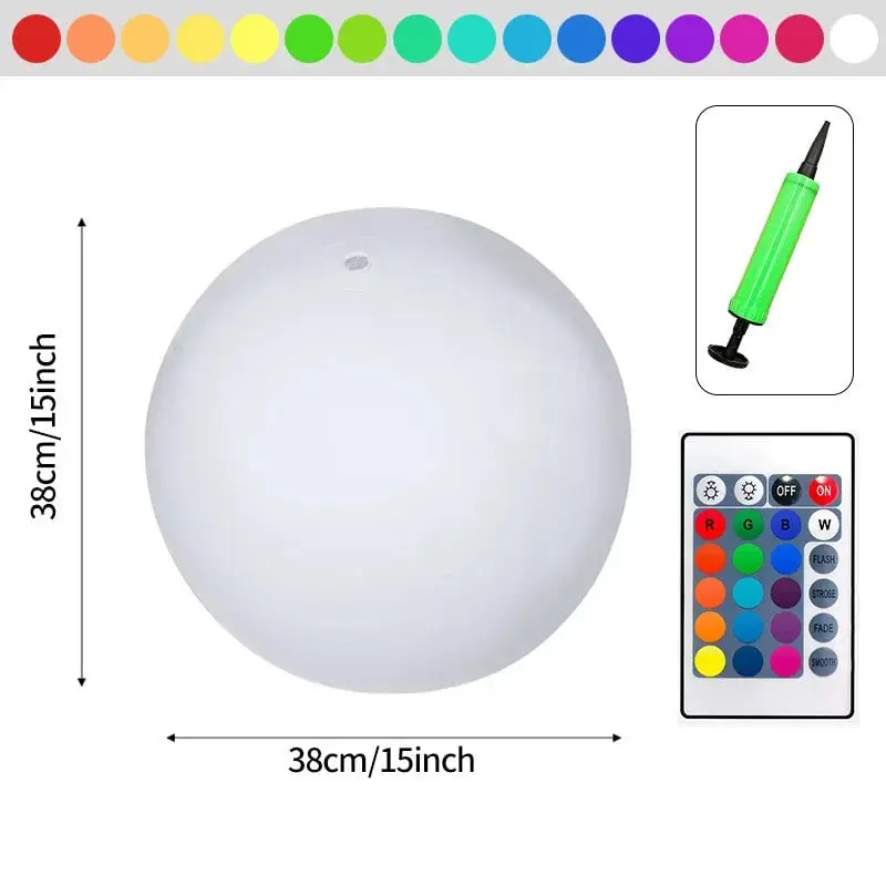 Glow Ball Size